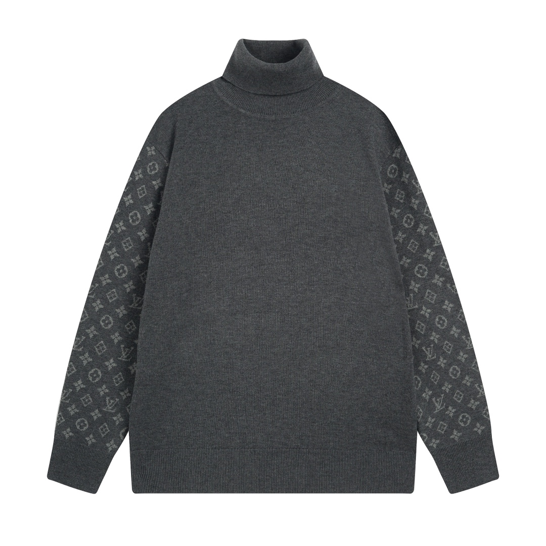 Louis Vuitton Clothing Sweatshirts Grey Cashmere Wool