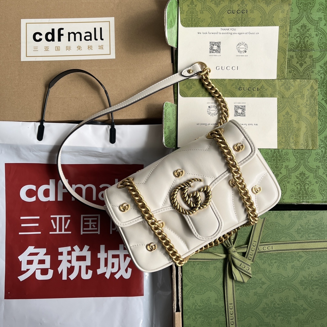 配置专柜包装GGMarmont系列迷你肩背包款号446744FACK21000这款GGMarmont系列