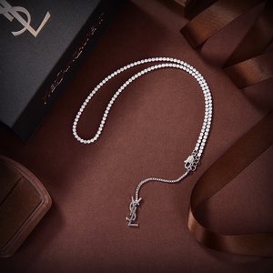 Yves Saint Laurent Jewelry Necklaces & Pendants Yellow Brass Fashion