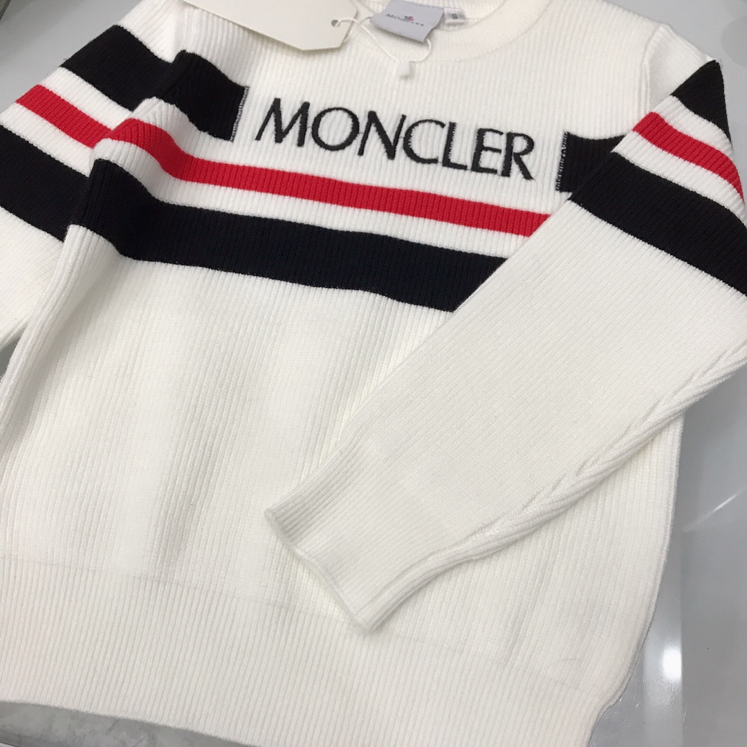 “MONCLE* MC Knit Baby Design with LOGO Embroidery, High-Quality Fabric, Various Sizes” - 图片 7