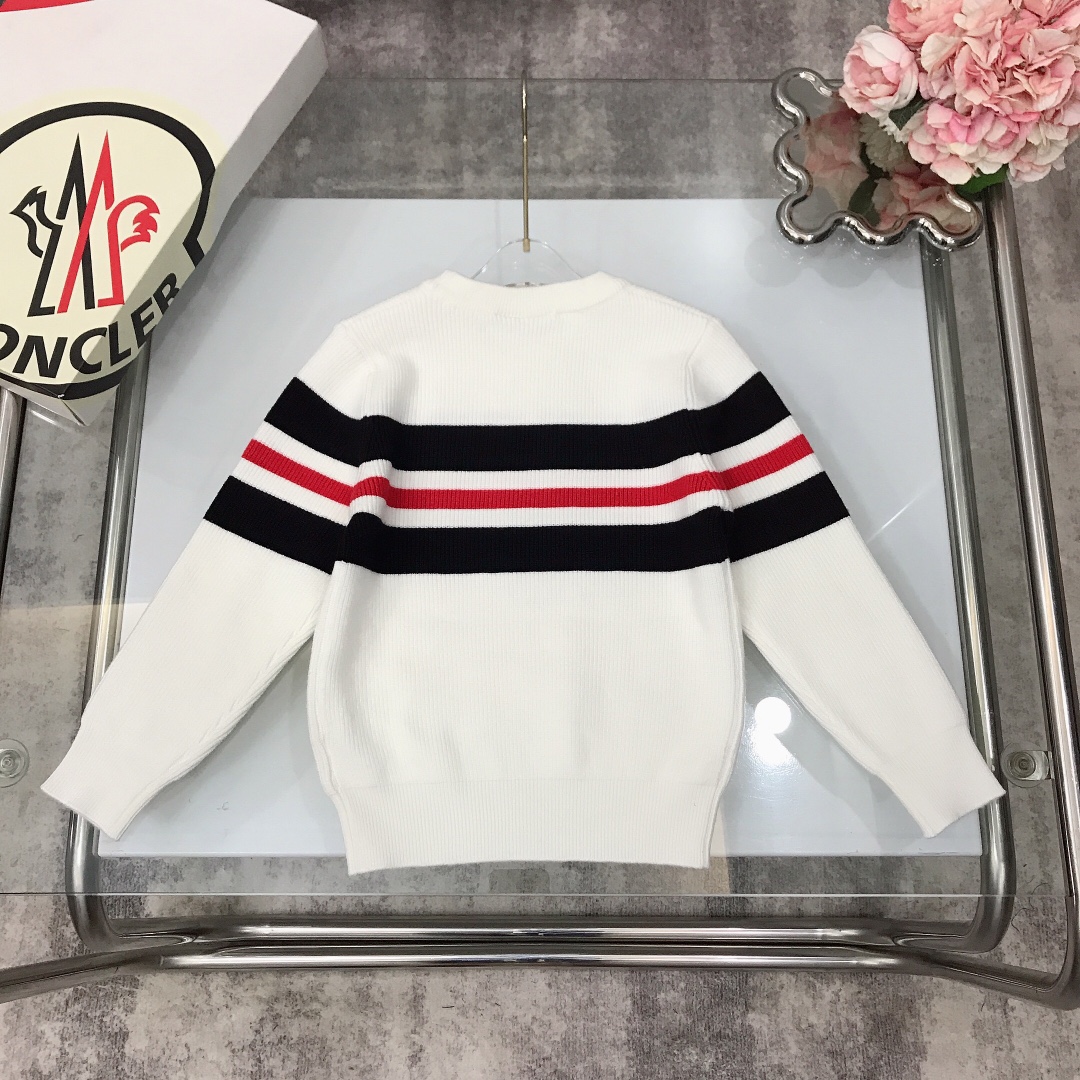 “MONCLE* MC Knit Baby Design with LOGO Embroidery, High-Quality Fabric, Various Sizes” - 图片 9