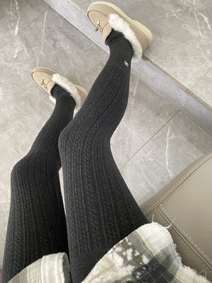 Chanel Sock- Pantyhose Grey