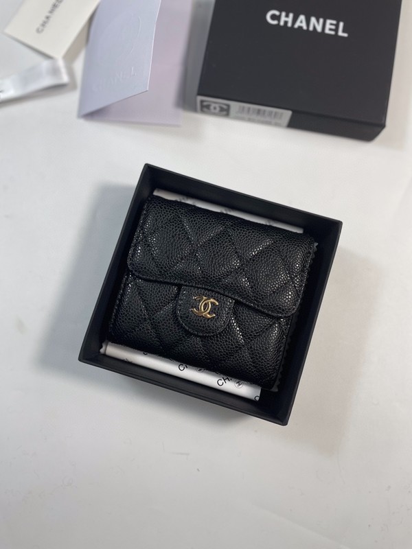 Quality AAA+ Replica Chanel Wallet Gold Hardware Cowhide
