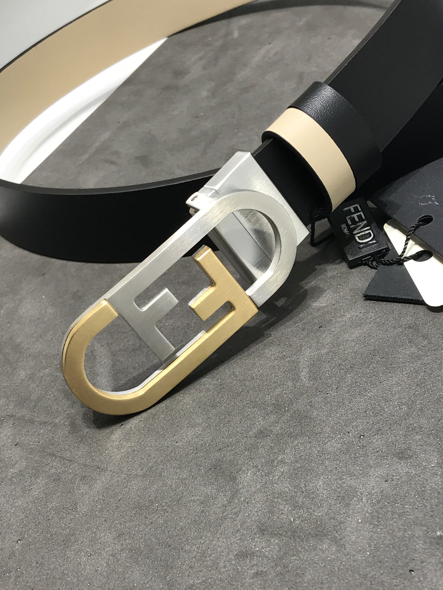 [Fendi Belts]Fendi 2025 new FD width 30mm logo belt Double F double layer F ta