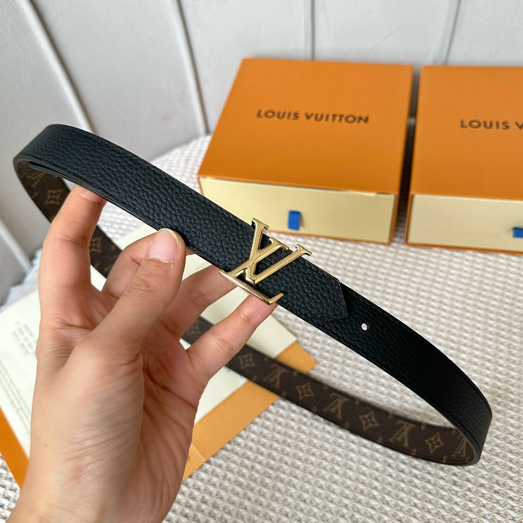 China Sale
 Louis Vuitton Belts Coffee Color Women Calfskin Cowhide