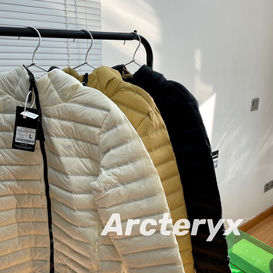 Arcteryx Clothing Down Jacket Beige Black Caramel White Yellow Unisex Down Duck Fall/Winter Collection