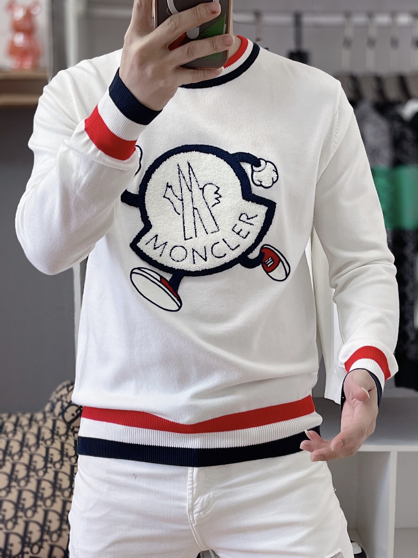 Moncler Clothing Knit Sweater Sweatshirts Knitting Fall/Winter Collection Fashion Long Sleeve