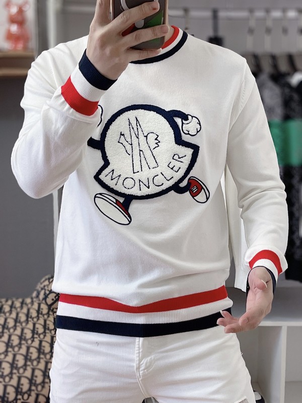 Moncler Clothing Knit Sweater Sweatshirts Knitting Fall/Winter Collection Fashion Long Sleeve