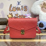 Fake
 Louis Vuitton LV Pochette MeTis Bags Backpack Handbags Black Blue Dark Khaki Maroon Red White Empreinte​ M46613