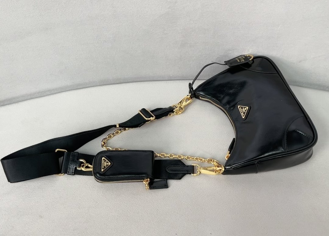 prada Prada 2023 new product LuxSoft handbag large size 1BA426 original factory matched version counter