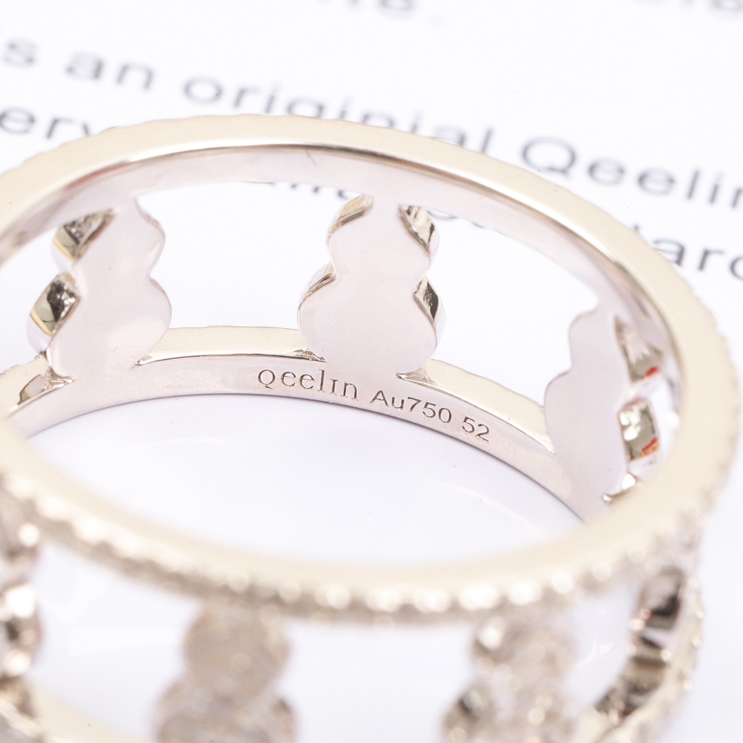 【】葫芦满钻戒指 ，可订做真金真钻，只做对版官网真金货，Pk市面各种金货❗️量大咨询客Fu葫芦wulu系