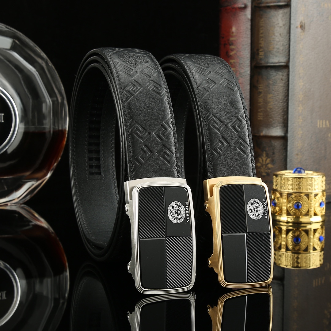 NO:139809,Original order Versace original order high-end quality counter official website synchronous width 3.5 exquisite automatic steel buckle head Italian double-sided imported head calfskin original pattern excellent hand texture upper body suburban fruit stick men's favorite business and casual dual-purpose length 100-125 order please leave a message length, belt, versace, cowhide19860909原单 范思哲原单高档品质专柜官网同步宽度3.5精美自动钢扣头意大利双面进口头层小牛皮原版花纹手感极佳 上身郊果棒男士最爱商务休闲两用长度100一125下单请留言长度,皮带,versace,cowhide,Belt