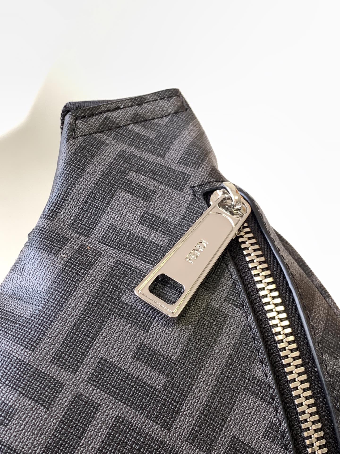 Fendi Black/Gray FF crossbody