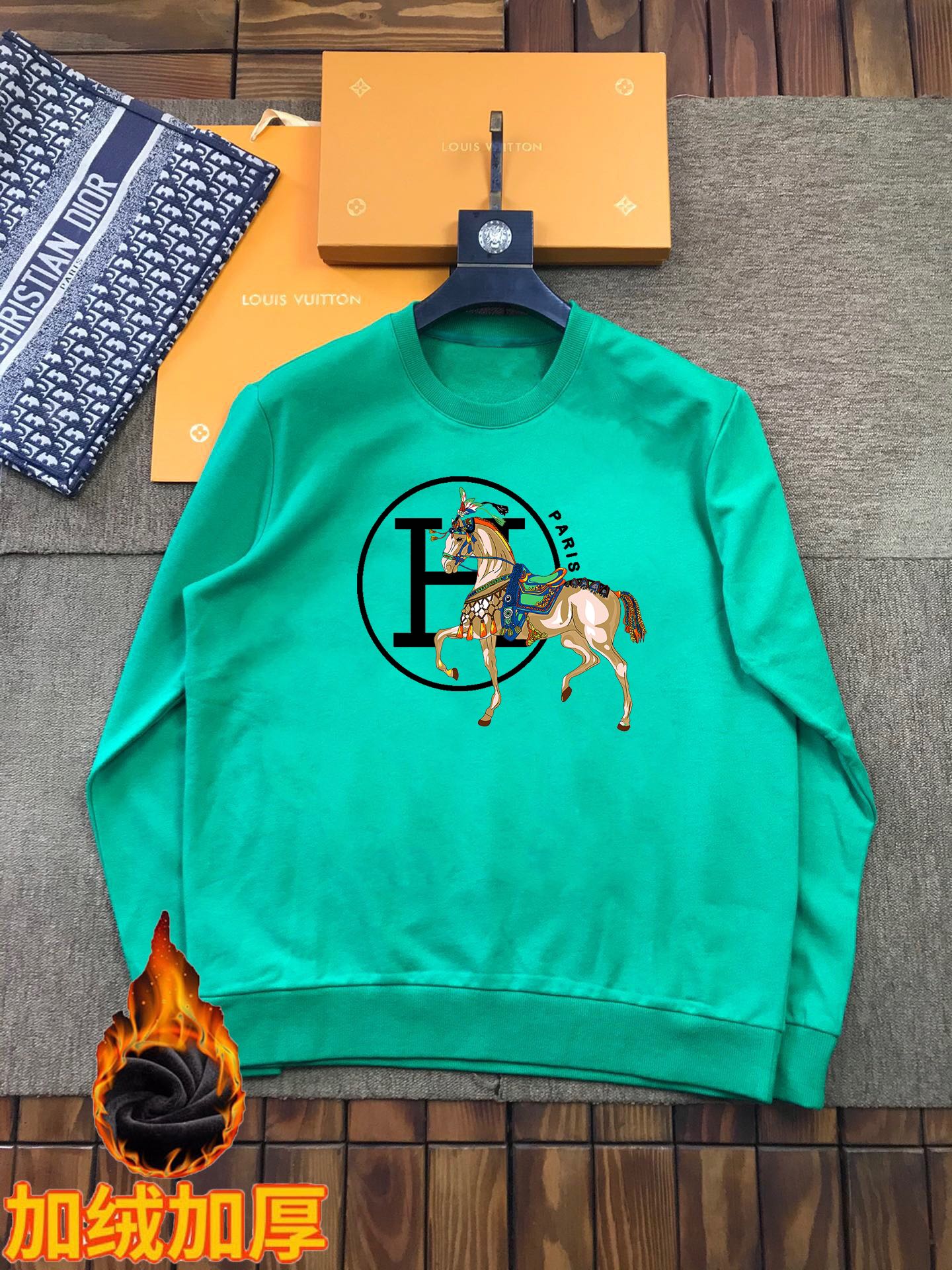 Hermes Clothing Sweatshirts Best Fake
 Unisex Fall Collection Long Sleeve