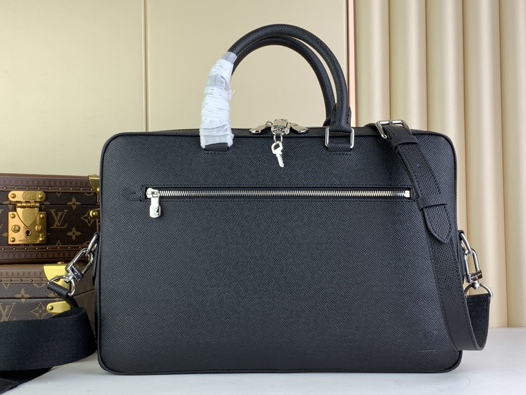 LV Style Beige Leather Top Handle Bag Lookbook Reference image 1