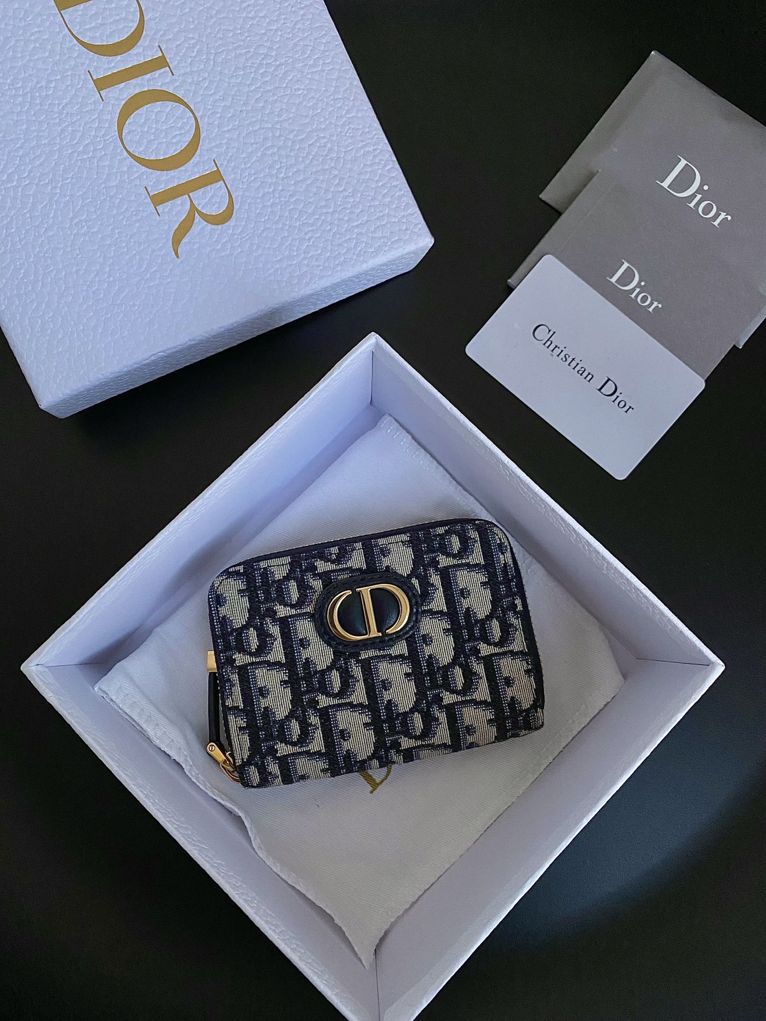 ديور Dior Saddle محفظة الجيب غلاف البطاقة