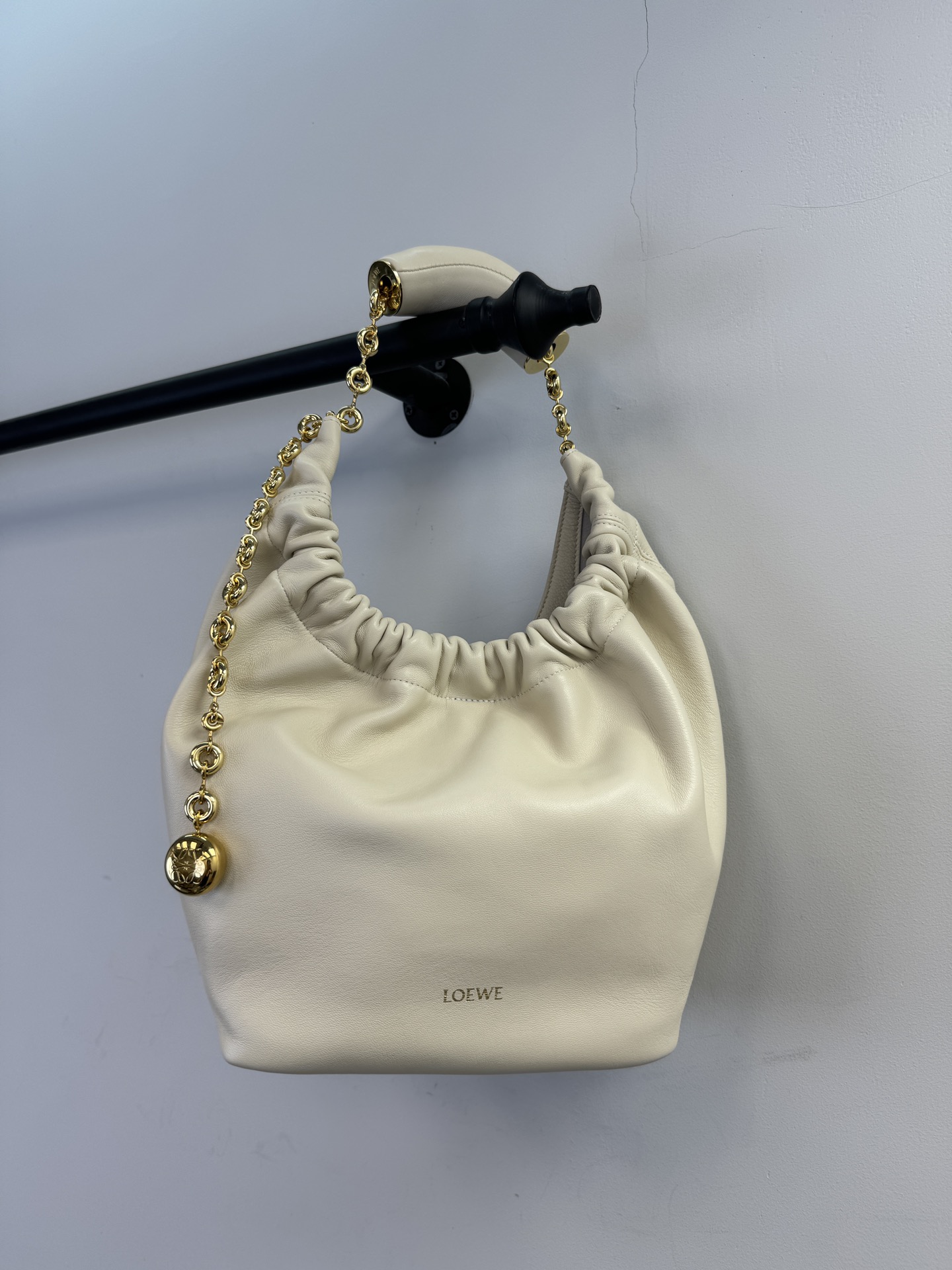 LOEWE Squeeze Bag in Nappa Lambskin with Donut Chain, Small Size 10 i1701952388 8413 8