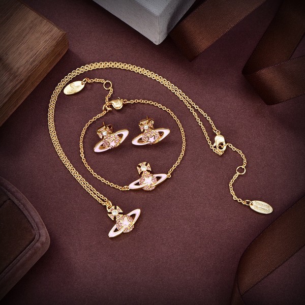 Vivienne Westwood Copy Jewelry Bracelet Earring Necklaces & Pendants Spring Collection Fashion