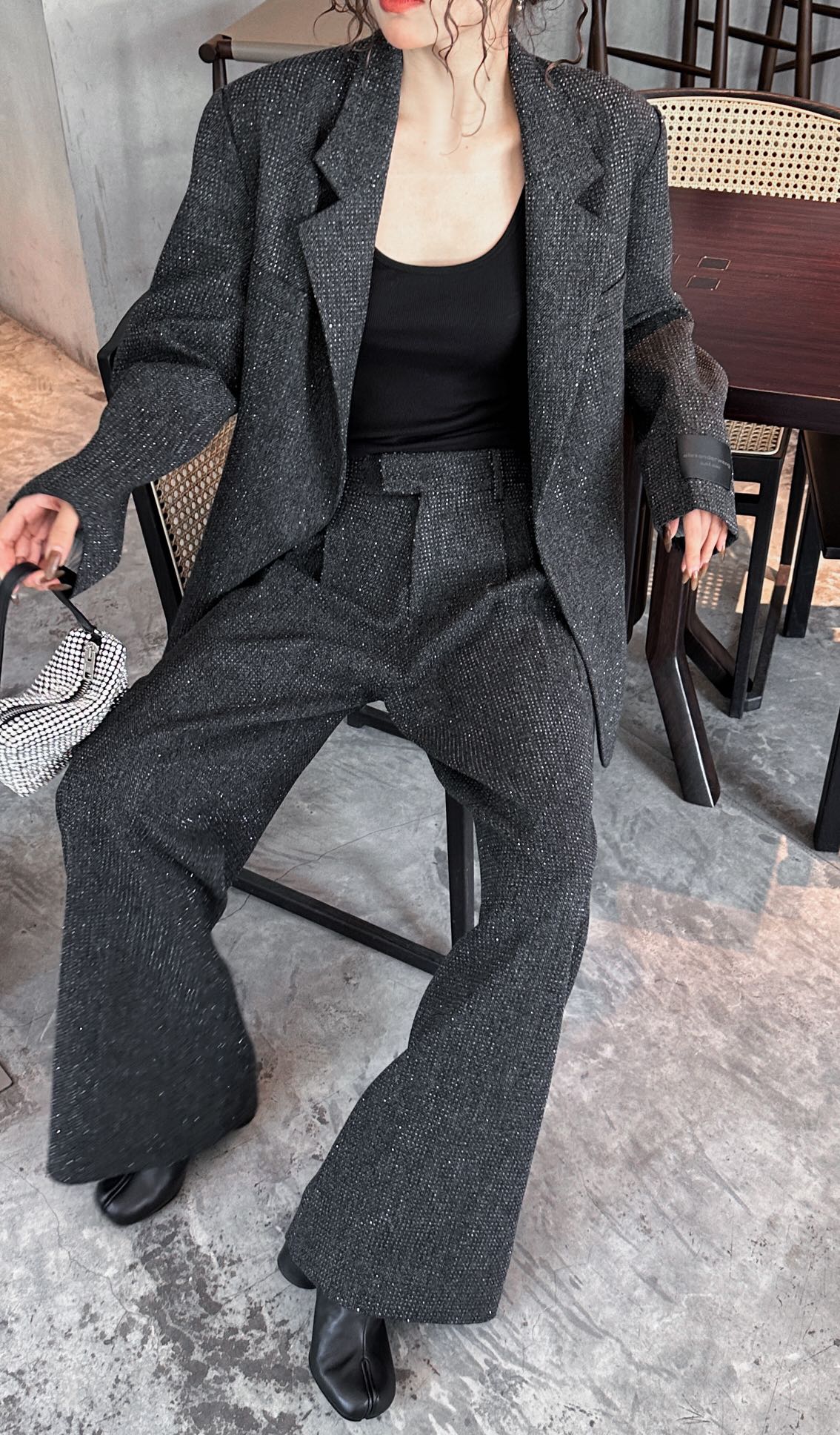 P——外套790 Alexander wang｜75羊毛🦙面料，毛感十足不扎身，整身重工水晶烫钻工艺，爆