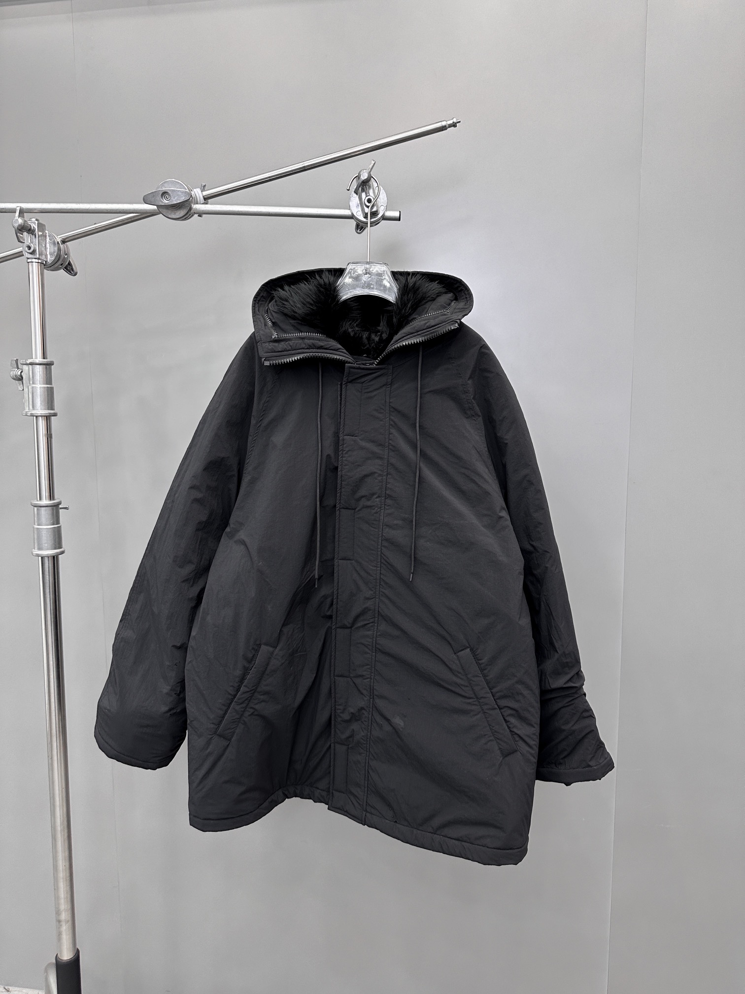 🌾🛒🛒🛒🛒NEW｜新款棉服外套，纯棉面布，厚实不易皱，内胆夹棉保暖防风，夹毛领帽子，解构两穿设计，宽松版