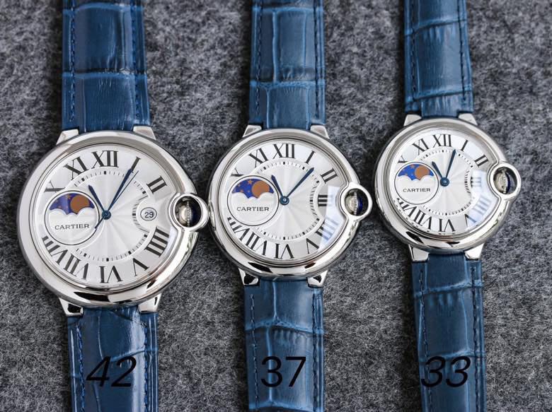 Cartier Sale
 Watch Blue Unisex Vintage Automatic Mechanical Movement