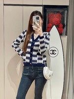 Chanel Clothing Cardigans Knit Sweater Unisex Knitting Fall/Winter Collection