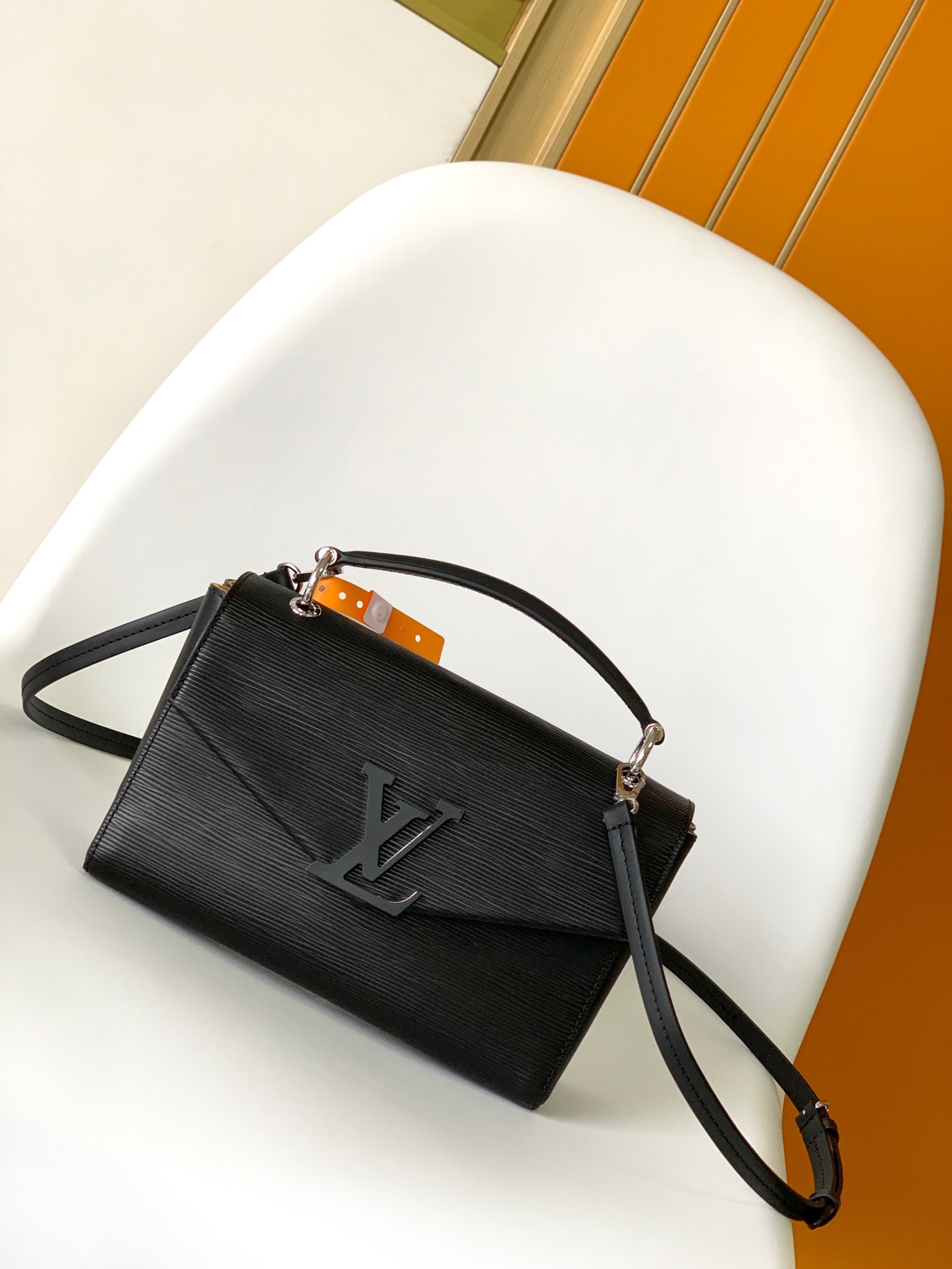 Louis Vuitton LV Grenelle Cheap
 Bags Handbags Black Blue White Epi Pochette M55977