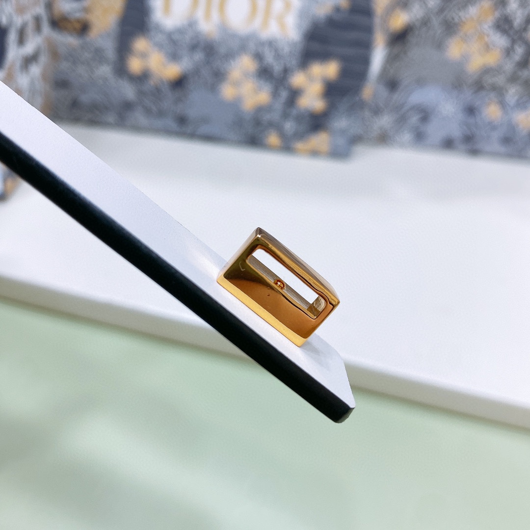 
d ior 24独家Montaigne CD 腰带扣
内侧饰以 Christian Dior Pari