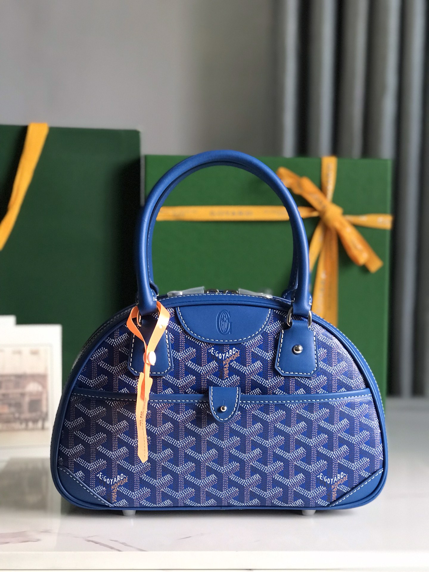 迷你
（戈雅）💕中古保龄球包Vintage mini绝版限量老花复古...