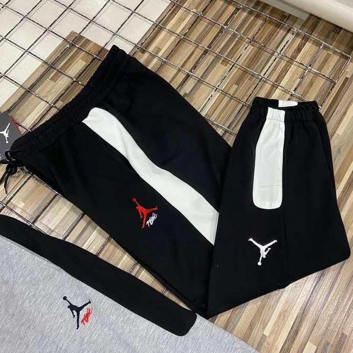 Jordan Embroidered Fashion Sports Pants for Men: Customized High-Strike Net Design - 图片 3