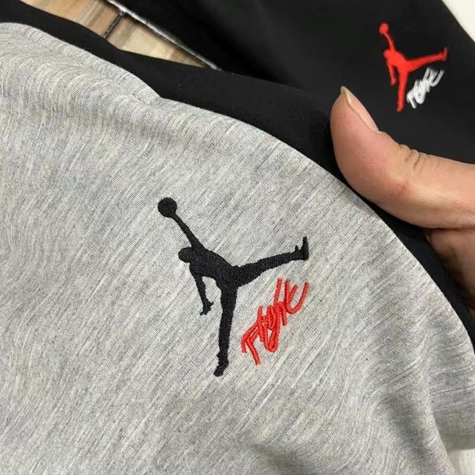 Jordan Embroidered Fashion Sports Pants for Men: Customized High-Strike Net Design - 图片 2
