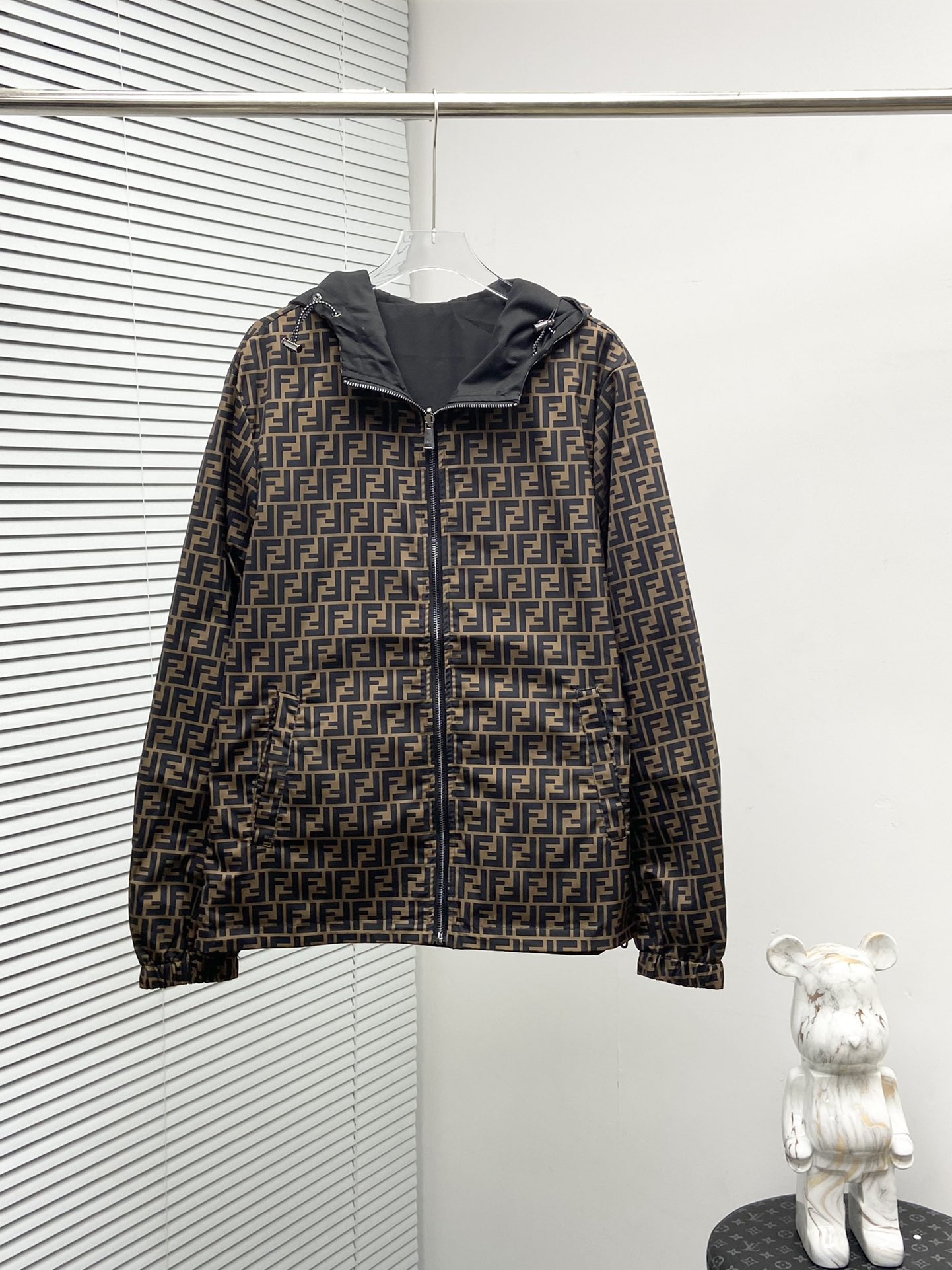 Fendi Clothing Coats & Jackets Printing Fall/Winter Collection Fashion