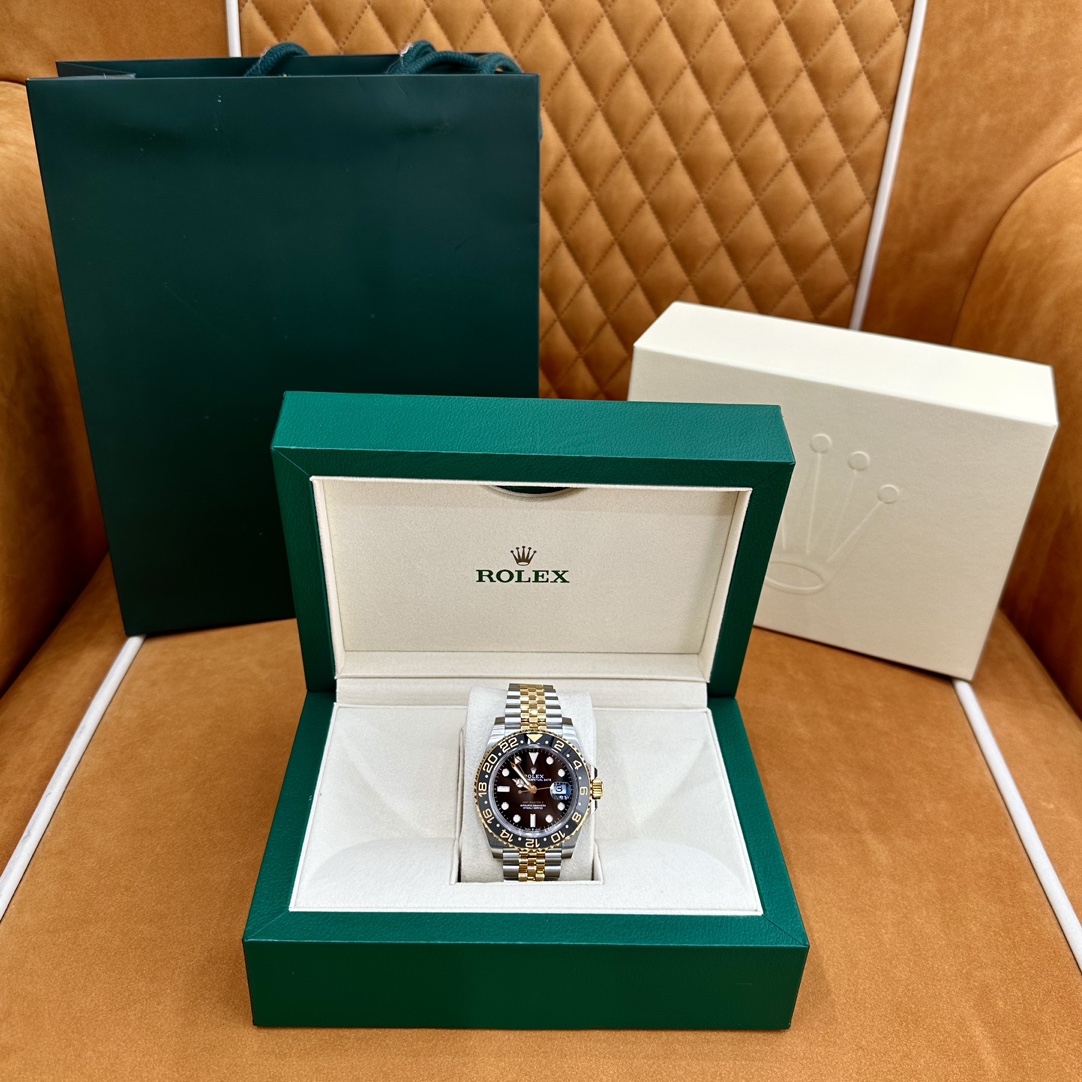 Rolex Gmt Master Uurwerken Horloge Zwart Grijs