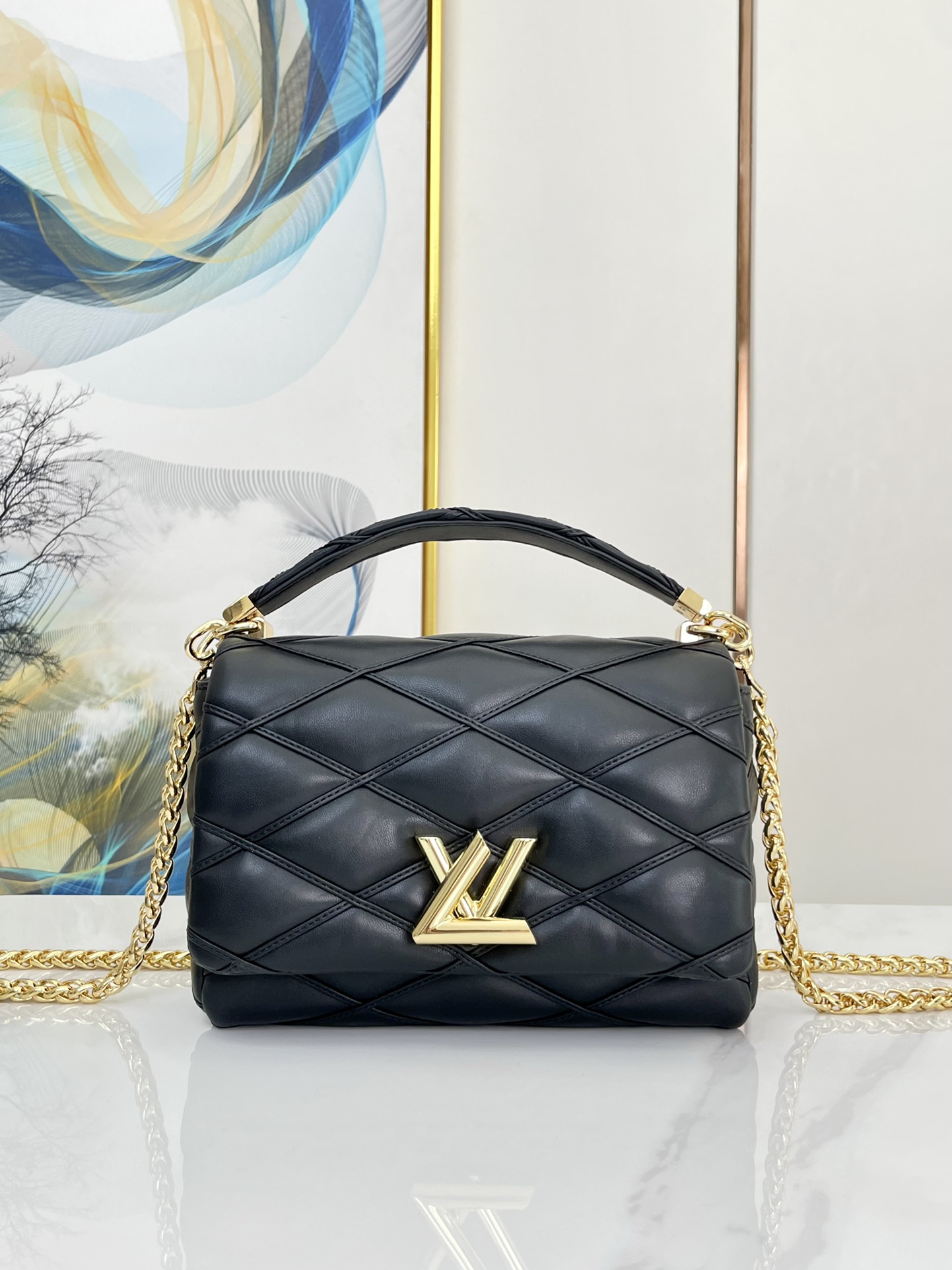 NO:175497,Genuine grade Original leather version M22891 black 23×16×10 TEIST full leather chain crossbody bag, Genuine grade LV, louis vuitton, satchels, crossbody bags19860909正品级 原厂皮版本 M22891黑 23×16×10 TEIST 全皮链条斜挎包,正品级LV,louis vuitton,satchels,crossbody bags,Bag