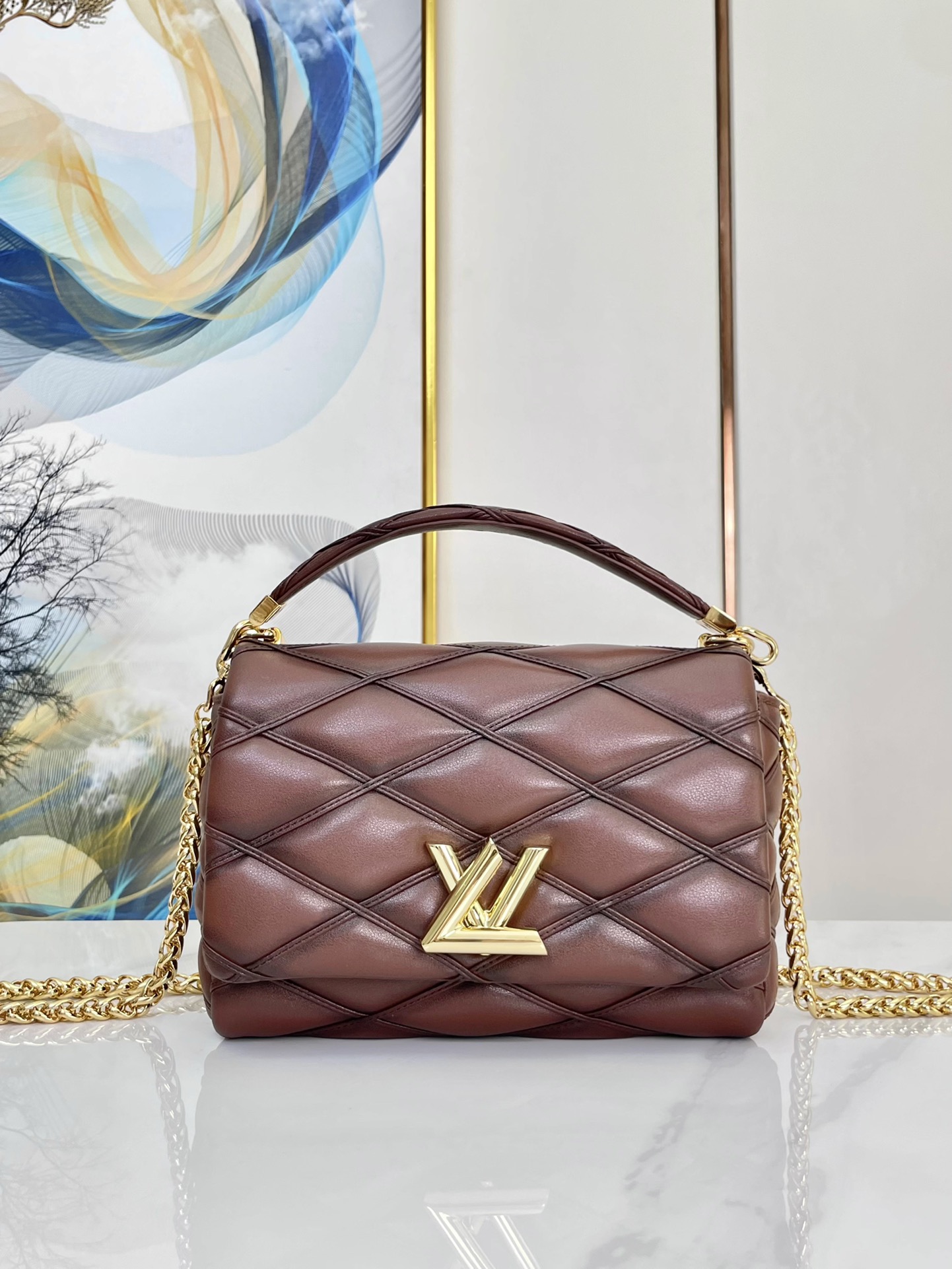 NO:175493,Genuine grade Original leather version M23601 caramel 23×16×10 TEIST full leather chain crossbody bag, Genuine grade LV, louis vuitton, satchels, crossbody bags19860909正品级 原厂皮版本 M23601焦糖 23×16×10 TEIST 全皮链条斜挎包,正品级LV,louis vuitton,satchels,crossbody bags,Bag