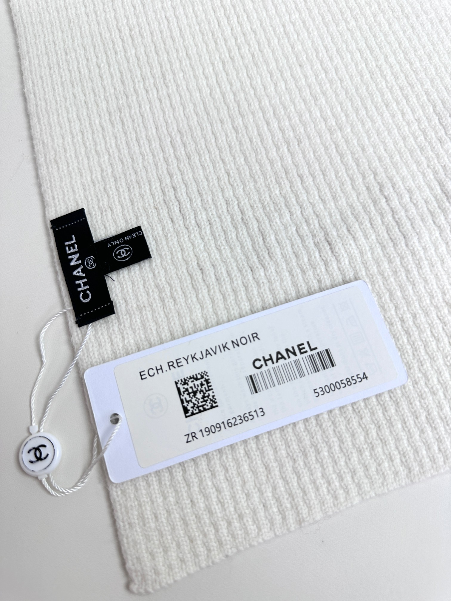 CHANEL 2023新款针织羊绒围巾