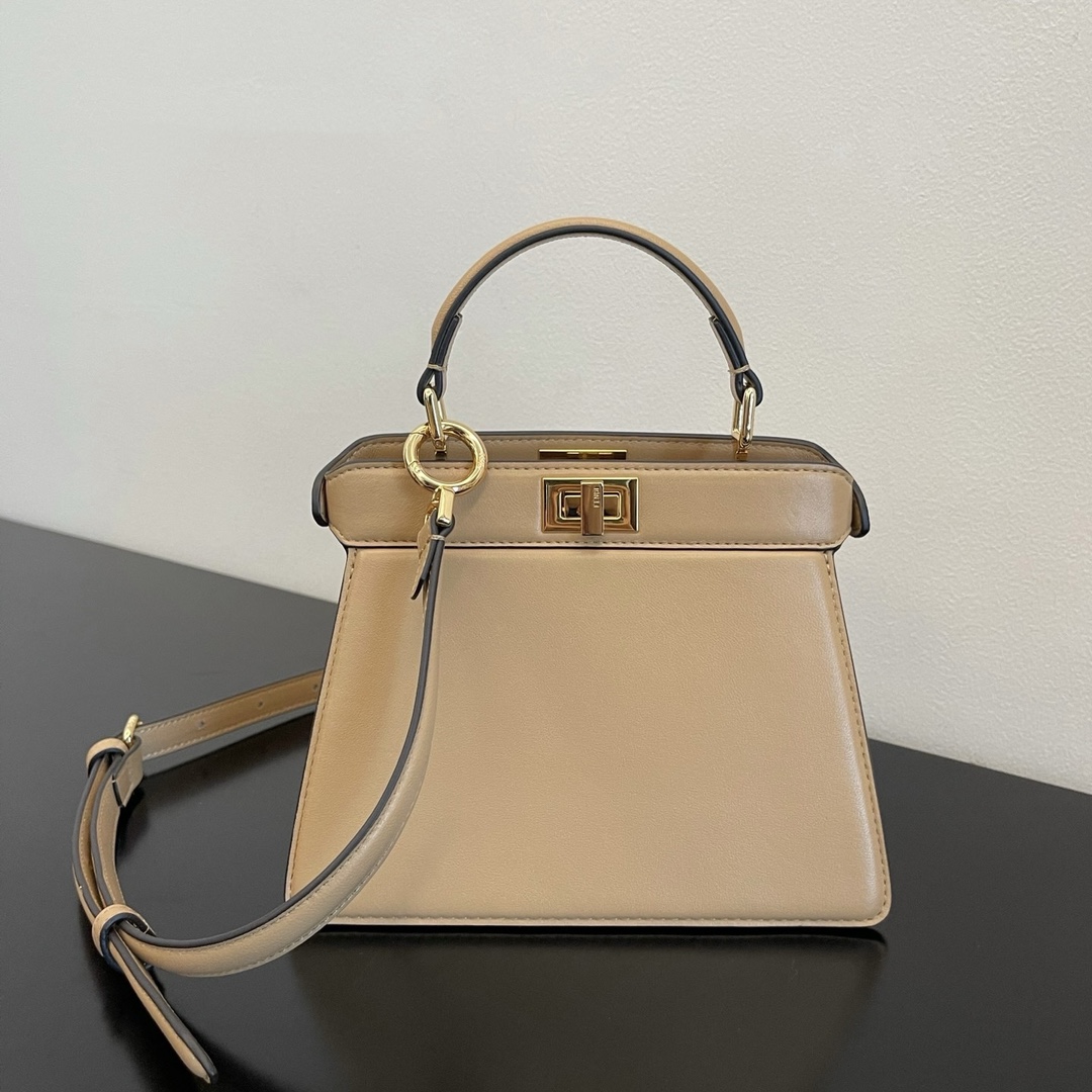 Fendi Borse Borsette Beige Oro