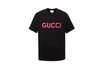 Gucci Clothing T-Shirt Black Pink White Embroidery Unisex Cotton