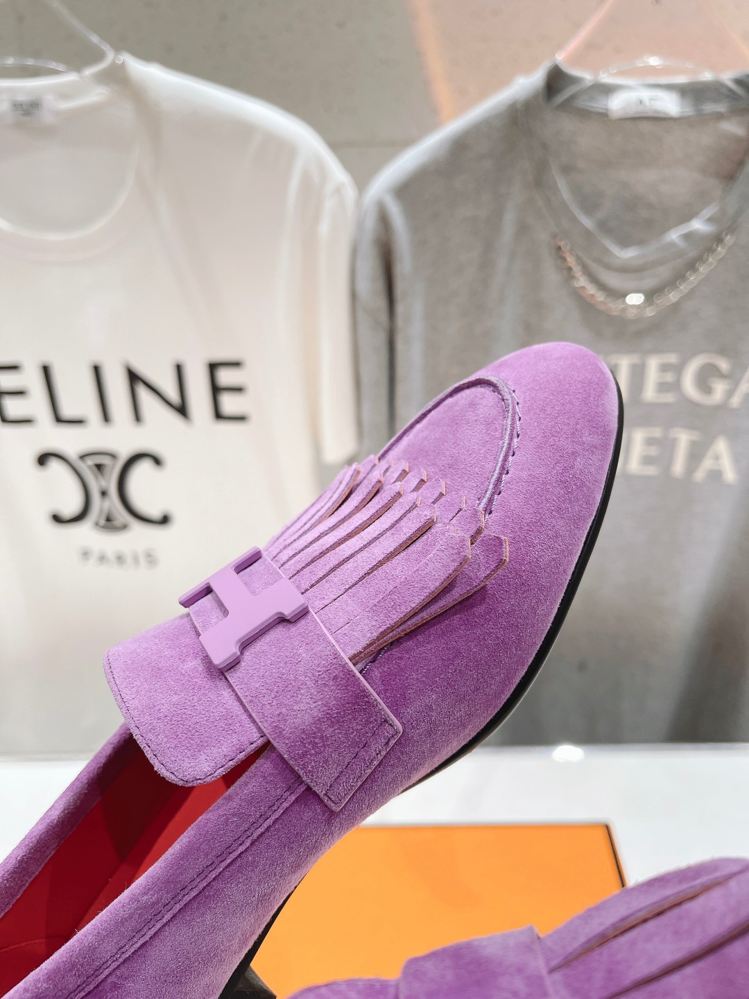 高版本出厂 🆕Herme…s fw24 new arrival～H家新款kelly扣乐福鞋鞋型很好看，见