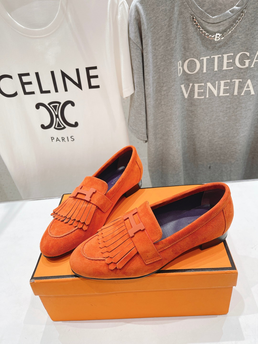 高版本出厂 🆕Herme…s fw24 new arrival～H家新款kelly扣乐福鞋鞋型很好看，见