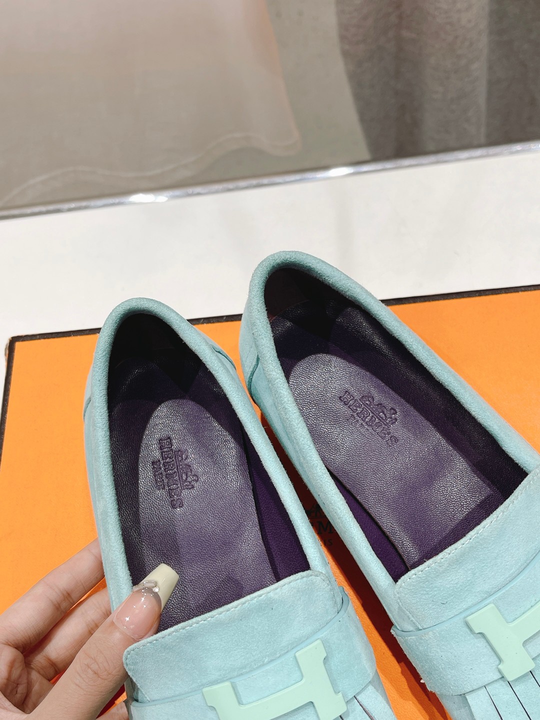 高版本出厂 🆕Herme…s fw24 new arrival～H家新款kelly扣乐福鞋鞋型很好看，见