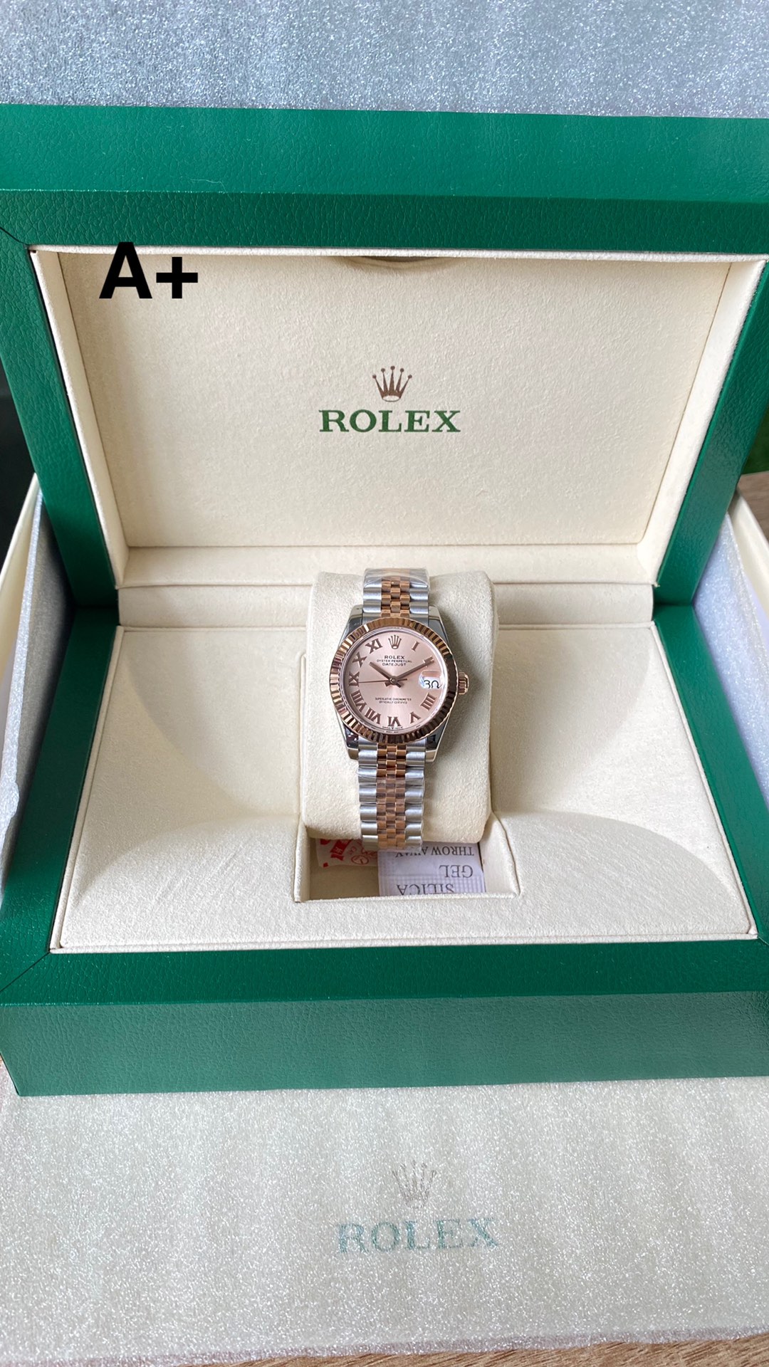 Rolex Datejust Montre Bleu Denim bleu Femmes Acier 2236 Movement