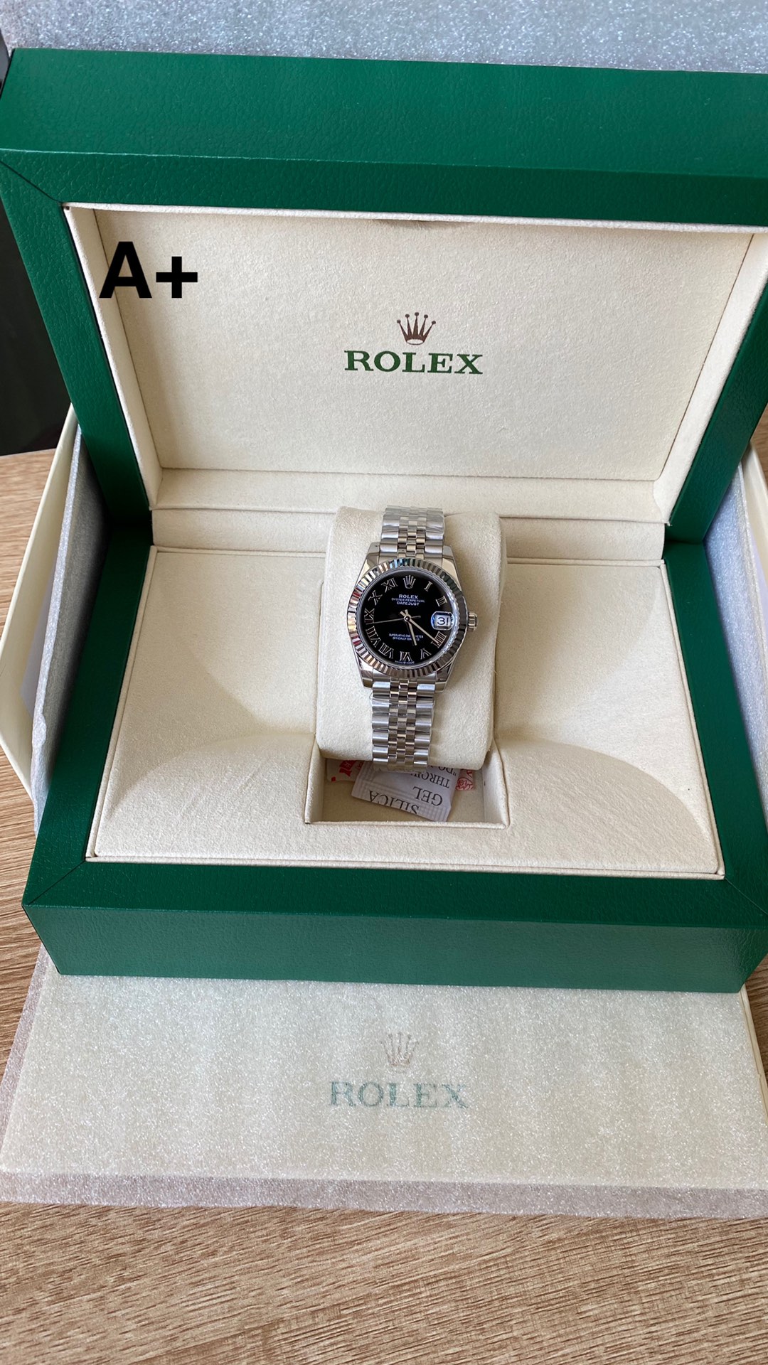 Rolex Datejust Montre Bleu Denim bleu Femmes Acier 2236 Movement