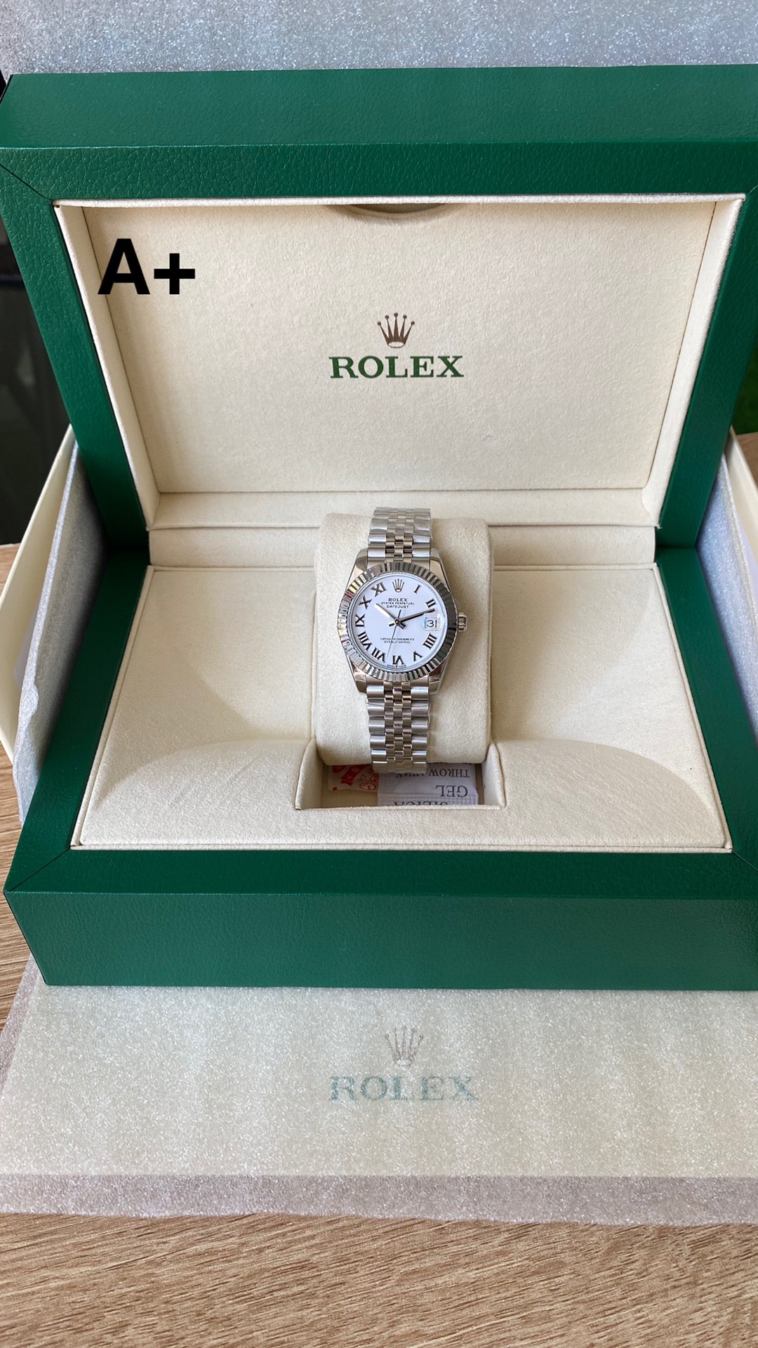 Rolex Datejust Montre Bleu Denim bleu Femmes Acier 2236 Movement