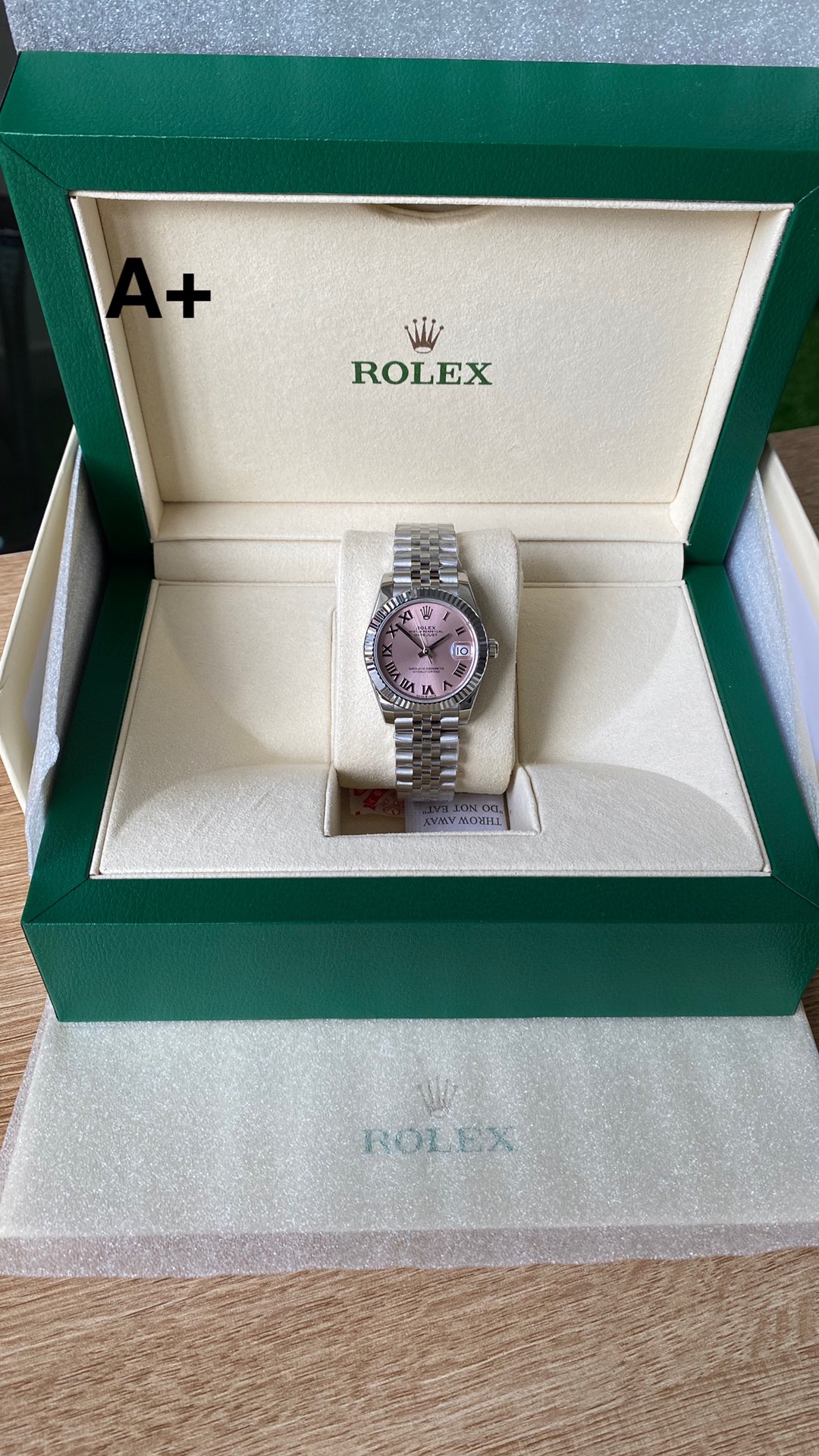 Rolex Datejust Montre Bleu Denim bleu Femmes Acier 2236 Movement