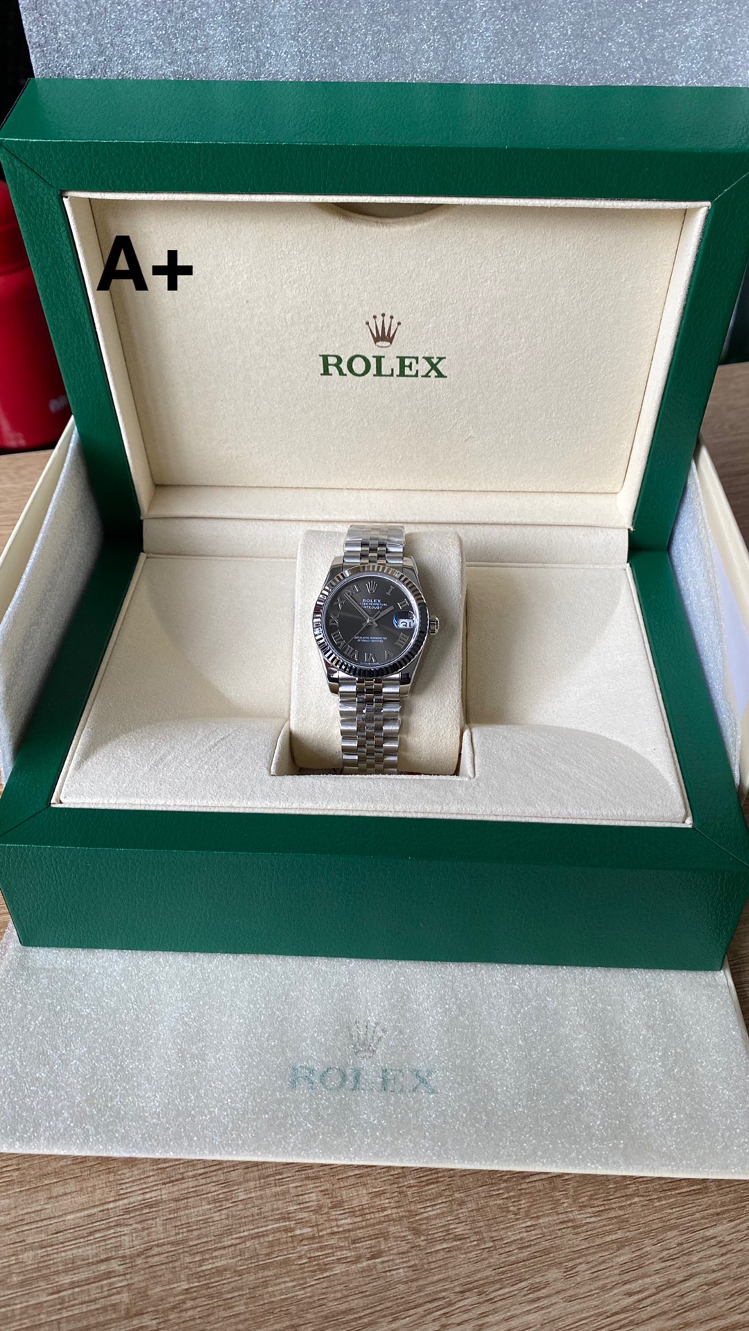 Rolex Datejust Aaaaa +
 Montre Bleu Denim bleu Femmes Acier 2236 Movement