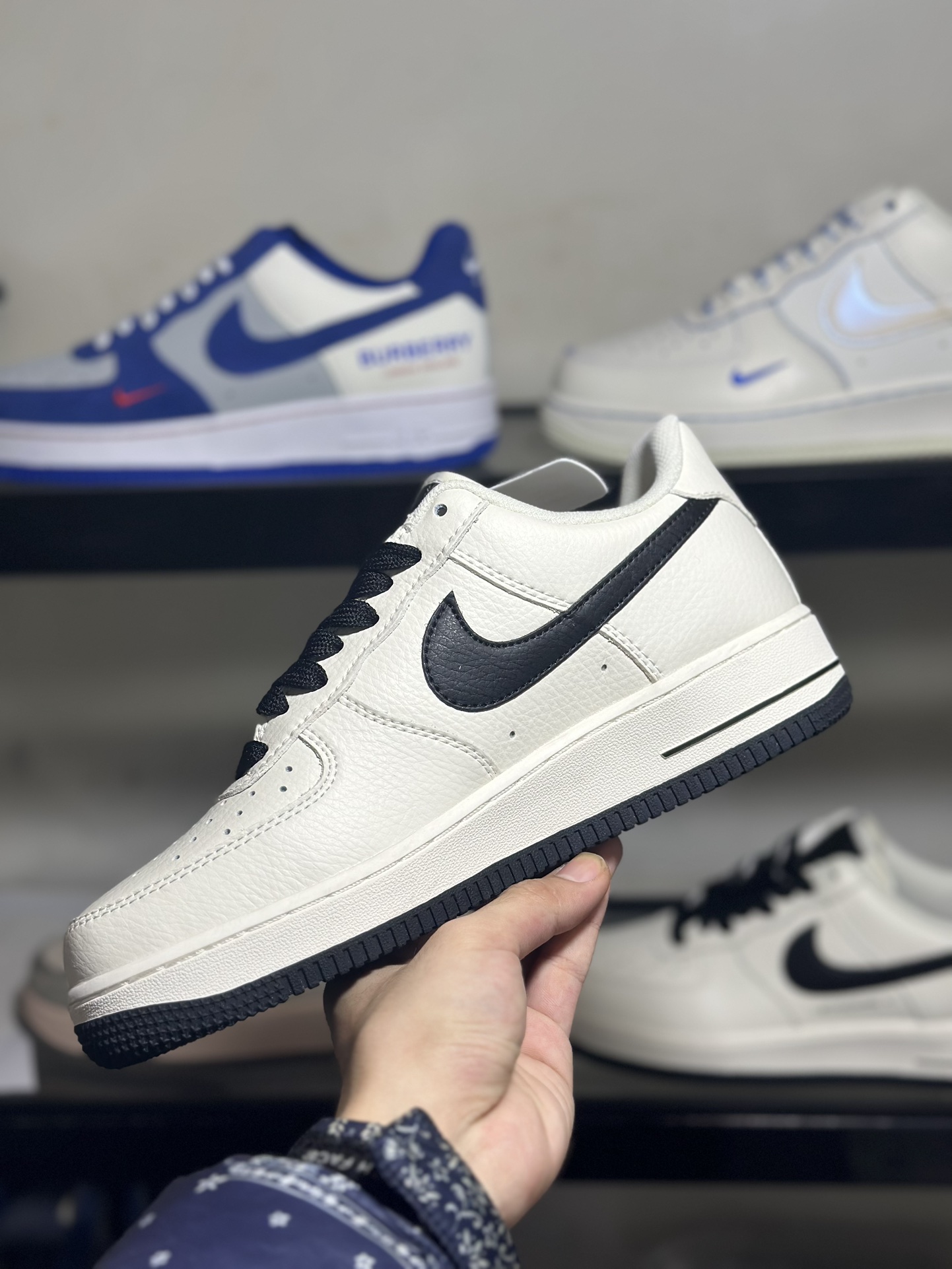 NikeAirForce1Low07xTheNorthFacexSupreme北面三方联名空军一号低帮运