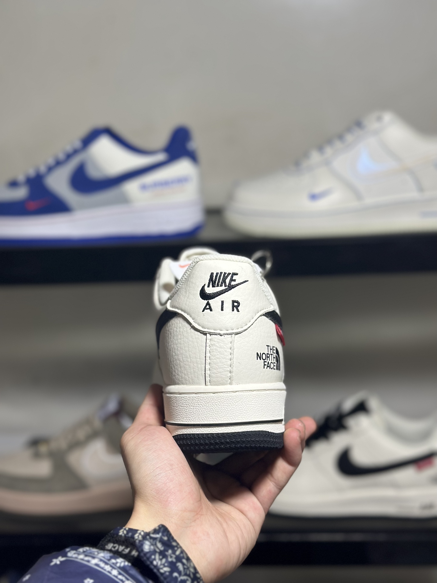 NikeAirForce1Low07xTheNorthFacexSupreme北面三方联名空军一号低帮运