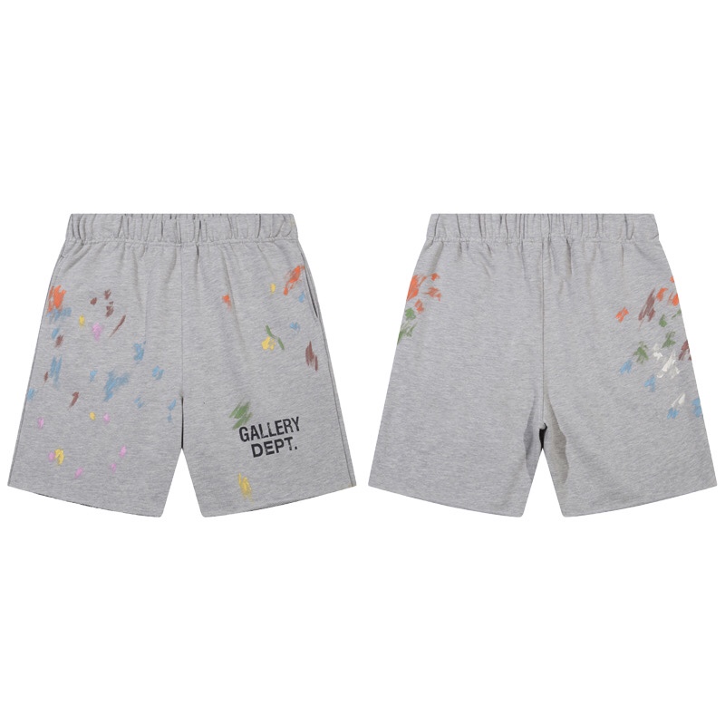 Hand-Painted Ink Logo Print Shorts and Thongs by Gallery Dept on High Street - 图片 4
