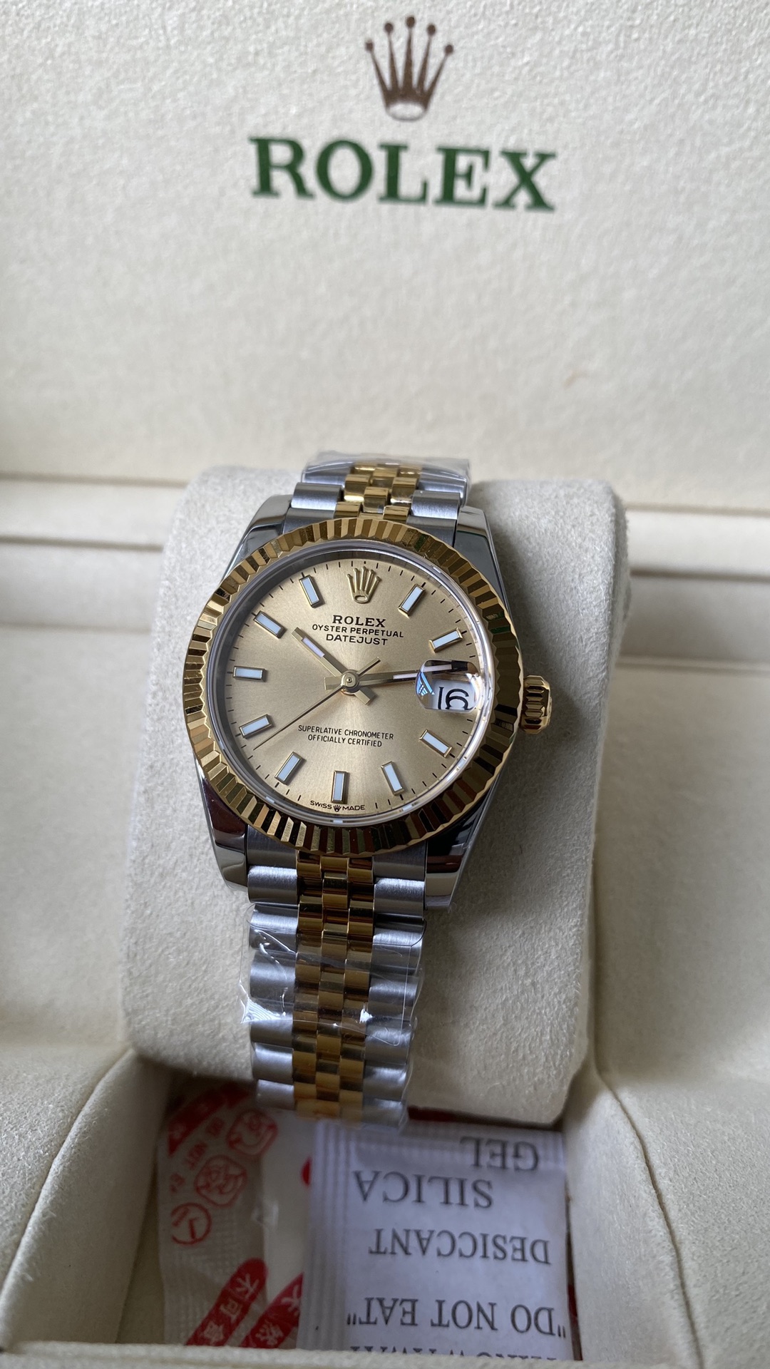 Rolex A+ Factory / 易厂 Factory新品劳力士Rolex女款蚝式日志型腕表31mm 到货
